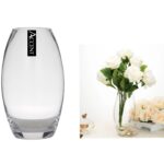 bulk 6 Round Belly Glass Vase Flower 31cm