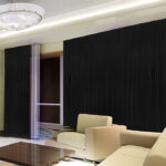 Long Large Thick Black Velvet Curtains 580x270cm+full liner,Blockout,Pinch Pleat