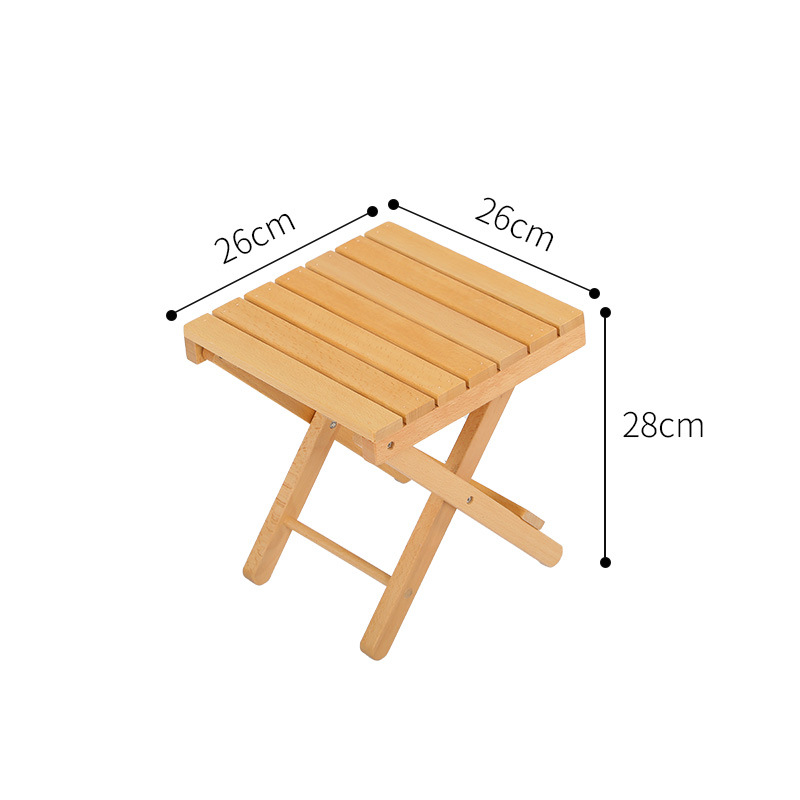 Outdoor folding single stool-log color 1 V888 ELOSUNG1089 202460 00