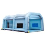 VEVOR Inflatable Paint Booth, 10x6x4m Inflatable Spray Booth, High Powerful 950W+1100W Blowers Spray Booth Tent, Car Paint Tent Air Filter System for Car Parking Tent Workstation Motorcycle Garage