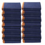 VEVOR Moving Blankets, 2032 x 1829 mm, 29.5 kg/dz, 12 Packs, Professional Non-Woven & Recycled Cotton Packing Blanket, Heavy Duty Mover Pads for Protecting Furniture, Floors, Appliances, Blue/Orange