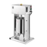 VEVOR Electric Sausage Stuffer, 22 LBS / 10 L Vertical Meat Stuffer, Stepless Speed Control and Foot Pedal, Stainless Steel Heavy Duty Sausage Filler with 4 Stuffing Tubes, for Commercial & Home Use