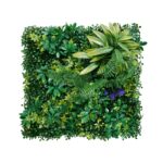 VEVOR Artificial Grass Wall Panels, 12 PCS 20 x 20 inch, 3D Combination Greenery Boxwood  Panel for Indoor Outdoor Green Decor & Ivy Fence Covering, Privacy Backdrop Wall Hedge Screen for Garden