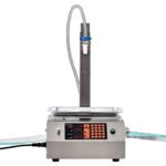 VEVOR Liquid Filling Machine, 30-15000 g Weighing Capacity, Automatic Bottle Filler Machine Bottling Machine Digital Control for Milk, Water, Oil, Wine, Beverage, Detergent, Shampoo (Single Nozzle)