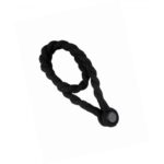 Magnetic weaved rope tieback Black