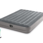 INTEX Queen Dura-Beam Standard Downy Easy Comfort Air Mattress 10 w/ Hand Pump 64765