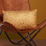Felidea Cotton Yellow Cushion by Bedding House
