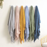 Newland Polyester Chenille French Blue Throw by Renee Taylor