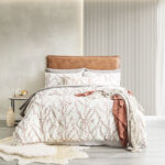 Winter Berry 175 Gsm Egyptian Cotton Flannelette Quilt Cover Set by Park Avenue Single