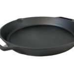 YES4HOMES Cast Iron Fry Paella Pan Pre-Seasoned Barbecue  Oven Safe Grill Frypan