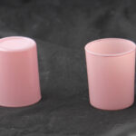 40 Pack Blush Pink Glass Votive Tealight Candle Holders House Party Centerpiece Xmas Wedding Decor Glass Candlestick Party Decorations Bridal Valentines Event