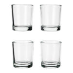40 Pack Tealight Glass Votive Candle Holders Bulk Set Festival Decor Wedding Propose Parties Holiday and Home Decor