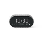 Lexon Ray Clock Lcd Alarm Clock With Temperature / Humidity Display - Alu Polish