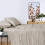 Vintage Washed 100% Cotton Sheet Set with 2 Pillowcases - Natural - King Size