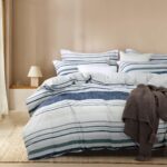 Print Microfibre Quilt Cover Set - Ultra Soft with Zipper Closure (Otis, Super King Size)