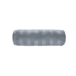 KAAT Amsterdam Softy Stripe Blue Grey Oblong Neckroll Filled Cushion 22cm x 70cm