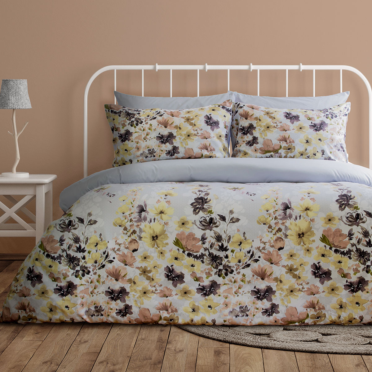 Ardor Gracie Printed Floral Quilt Cover Set King
