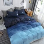 Night Blue Queen Size Duvet Quilt Cover Set