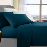 ultra soft microfibre sheet set king single sailor blue