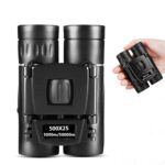 Foldable Hunting Binoculars for Outdoor Adventures - 500 X 25 Standard
