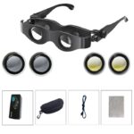 Adjustable Focus Binoculars with Glass Lenses - Grey & Yellow