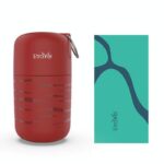 Large Double-sided Fleece Bath Towel - Quick-drying Red