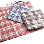 10x Large Stripe Bag Packing Storage Strip Zip Shopping Travel Check House Moving 65cm x 60cm x 25cm