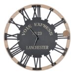 Roman Numeral Round Wall Clock 50cm