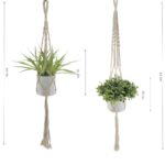 Set 2 Artificial Hanging Plant Assort 94cm
