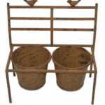 Creeper And Birds 2 Pots Planter 30x32cm