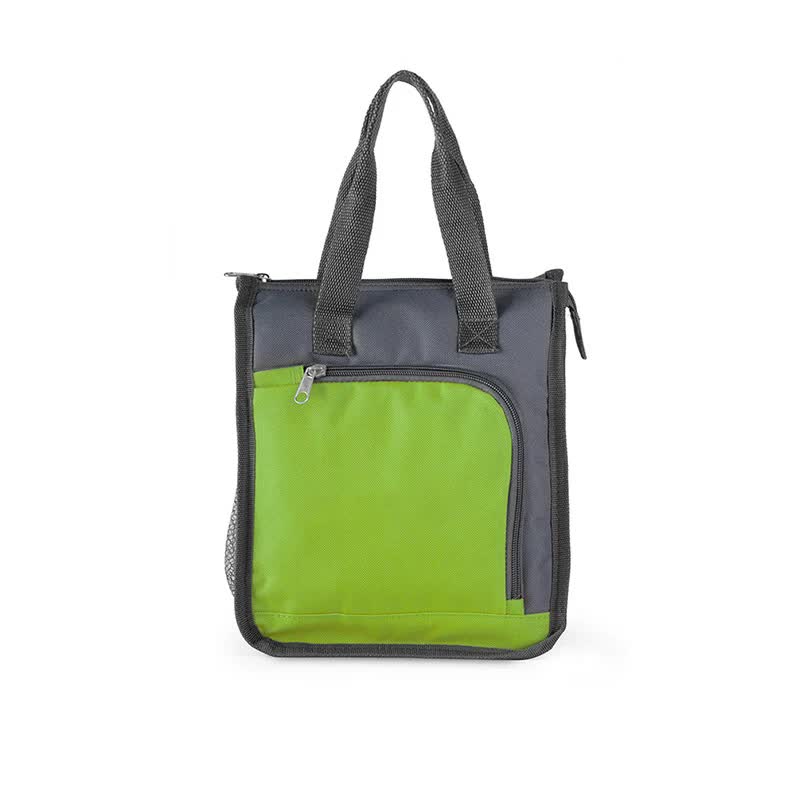 Green Portable Insulated Lunch Bag for Office, Picnic, and Grocery Use 2 V888 ELOSUNG12783 213341 00