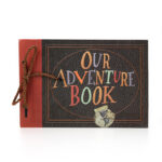 29*19CM 2 Pcs Vintage DIY Scrapbook Photo Album - Our Adventure Book for Travel and Memories