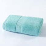 Mint Green Premium Thick Cotton Bath Towel for Adults - Soft and Absorbent Bathroom Towel