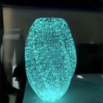 Maltose Vase Luminous INS-Style Glass Vase Modern Minimalist Hydroponic Flower Holder Creative Desktop Decorative Floral Arrangement