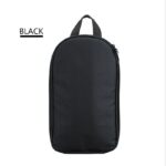 Portable Kitchen Utensil Storage Bag - Lightweight Organizer for Camping and Outdoor Cooking, Black