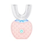 U-Shaped Automatic Ultrasonic Electric Toothbrush - 360 Deep Cleaning & Whitening, Rechargeable(pink)