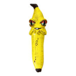 3 Pcs Style 2 Yellow Whimsical Magic Banana Monster Figurine - Quirky Resin Art Decor for Home & Party