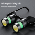 10x Telescope + Yellow Polarised Lens 10x HD Fishing Binocular Glasses - Polarized Zoom for Float Watching