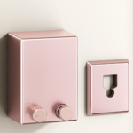 Pink Retractable Stainless Steel Clothesline - 4.2m Indoor and Outdoor Drying Solution