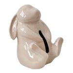 Artisan Ceramic Tissue Box Holder - Medium-High Fired Home Decor Organizer(Milk tea color)