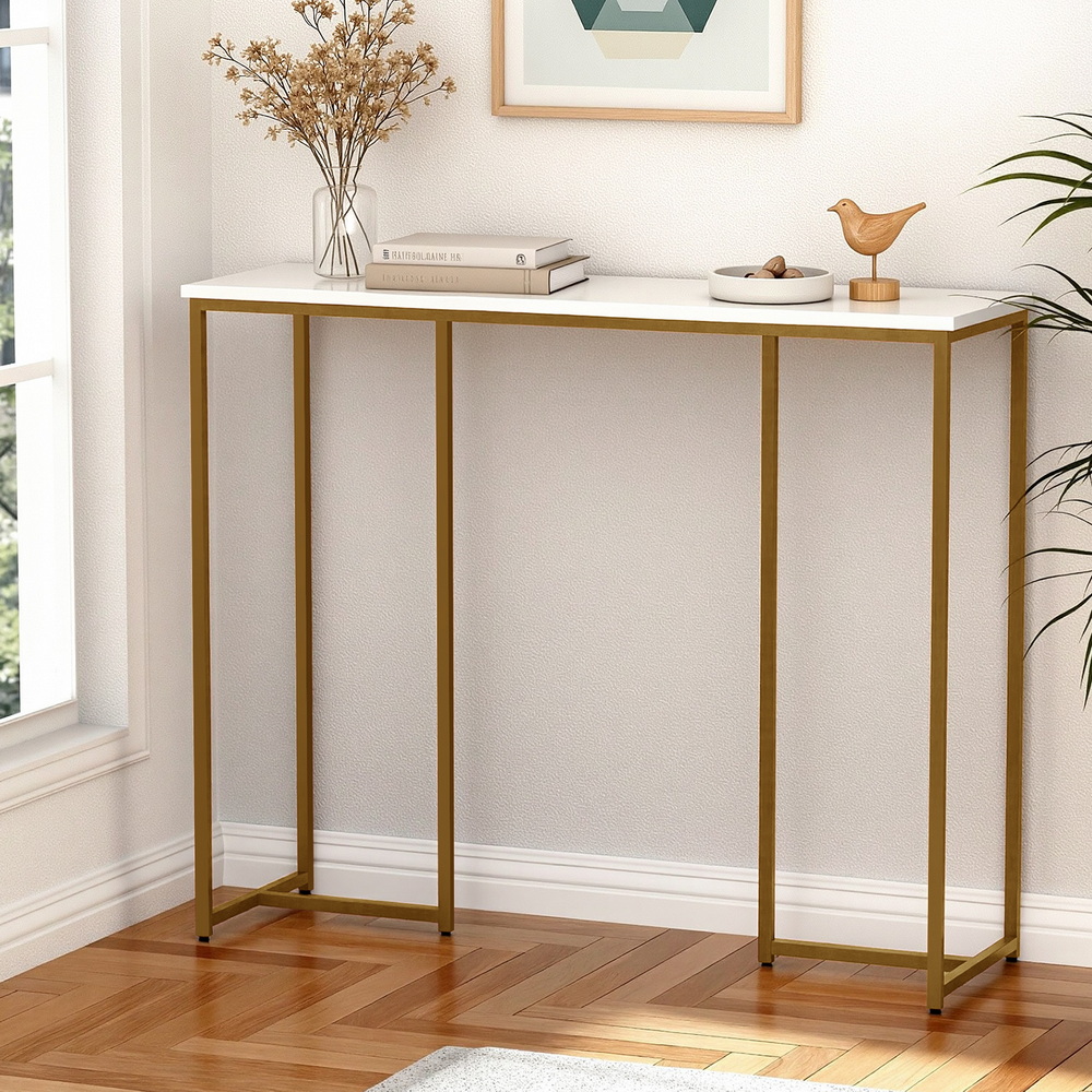 solid wood console table