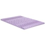 Giselle 8cm Memory Foam Mattress Topper Lavender Infused Bamboo Cover 7-Zone King