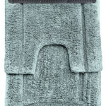 2 Piece 2200 GSM Tufted Gray Mist Bath Mat Set by Renee Taylor