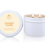 Caramel Vanilla Soy Candle Tin 165g