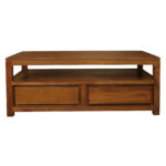 Amsterdam 4 Drawer Coffee Table (Light Pecan)