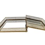 Nina Tray - Rectangle - Small - Gold