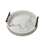 Maison Round Tray - Small - White