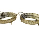 Tessa Round Tray - Small - Gold