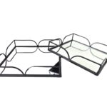 Willow Square Tray - Small - Black