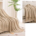 Tessa Throw Rug Blanket - Brown